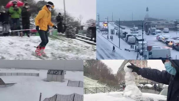 Du Nord à l'Est en passant par Paris: vos images de la neige tombée ce samedi