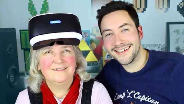 Ma Maman joue pour la 1ère fois avec la Réalité Virtuelle !