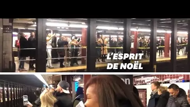 Ces fans de Mariah Carey improvisent "All I want for Christmas is you" dans le métro