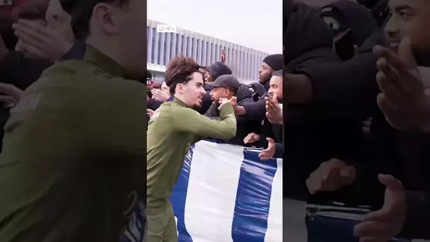 🔴🔵🔥 Le Collectif Ultras Paris met le feu à l'entraînement du PSG ! #shorts