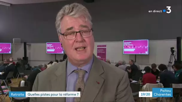 Poitiers : Jean-Paul Delevoye défend la réforme des retraites