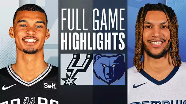 SPURS at GRIZZLIES | FULL GAME HIGHLIGHTS | April 9, 2024