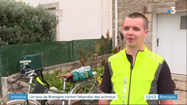 Un tour de Bretagne à vélo contre l'abandon des animaux