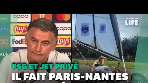 PSG : après les propos de Galtier, il fait Paris-Nantes en char à voile