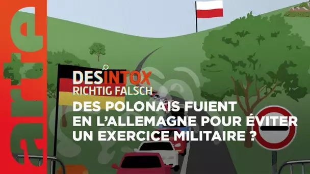 Des Polonais qui fuient vers l’Allemagne pour éviter un exercice militaire ?