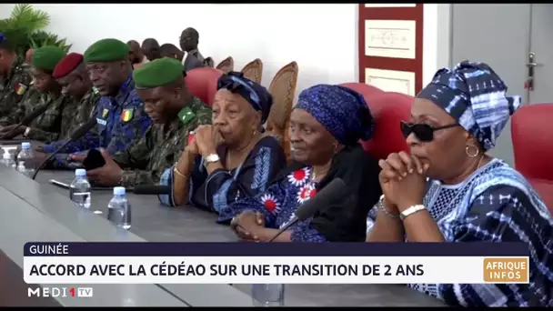 Guinée : Accord avec la CÉDÉAO sur une transition de 2 ans
