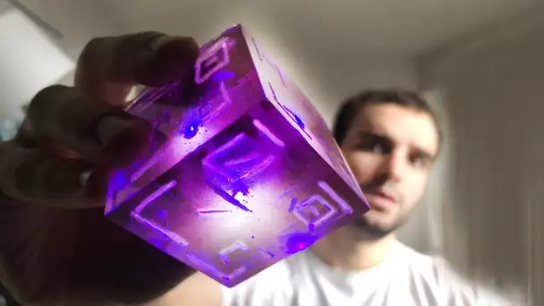 JE FABRIQUE LE CUBE DE FORTNITE ! (pierre d'ombre)