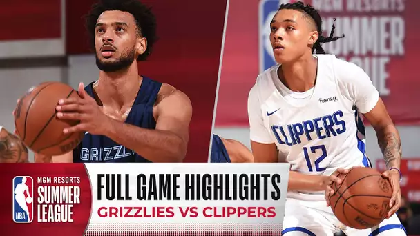 GRIZZLIES at CLIPPERS | NBA SUMMER LEAGUE | FULL GAME HIGHLIGHTS