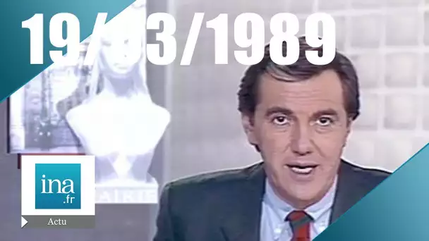 20h Antenne 2 du 19 mars 1989 | Elections municipales | Archive INA