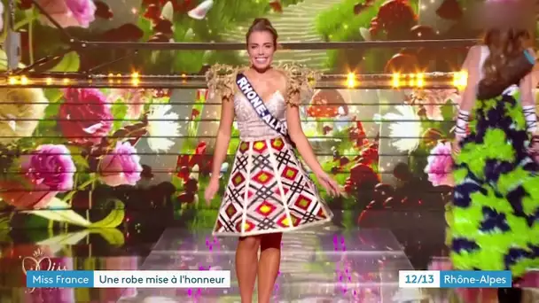 La robe de Miss Rhône-Alpes s'inspirait d'un monument symbole de l'Ain : le monastère royal de Brou