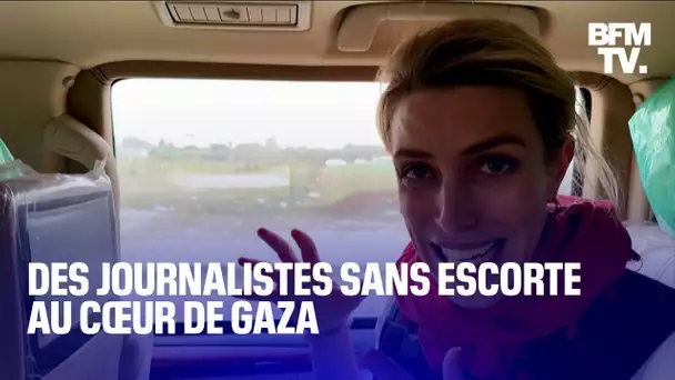 Des journalistes sans escorte au cœur de Gaza