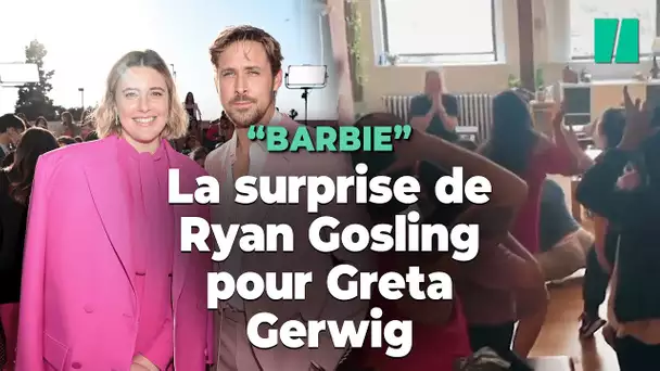 Ryan Gosling a surpris Greta Gerwig avec une flashmob « Barbie » pour son anniversaire
