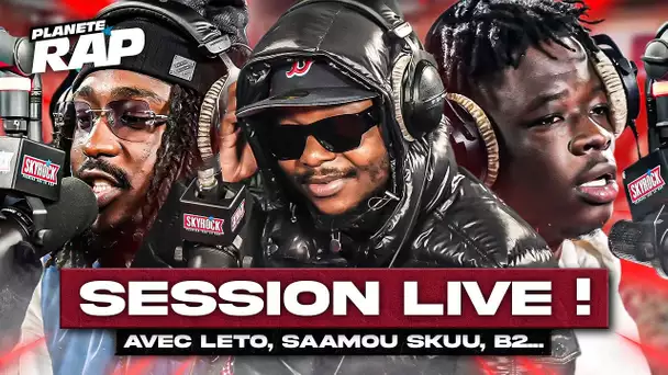 SESSION FREESTYLE avec Leto, Saamou Skuu, Bojack, B2 & 3xdavs ! #PlanèteRap