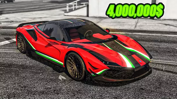 JE TEST ET CUSTOM NOUVELLE SUPER SPORTIVE GTA ONLINE (new DLC)