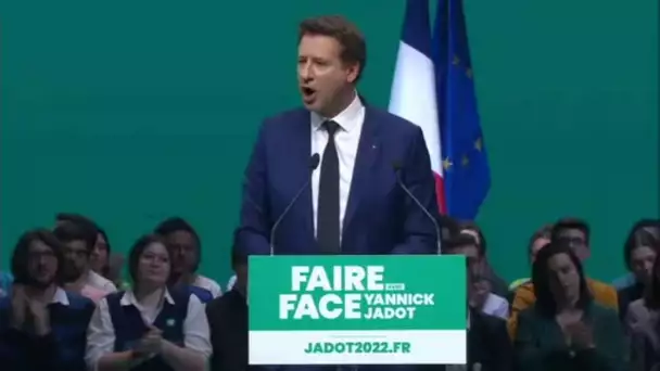 Présidentielle 2022: le discours intégral de Yannick Jadot lors de son meeting au Zénith de Paris