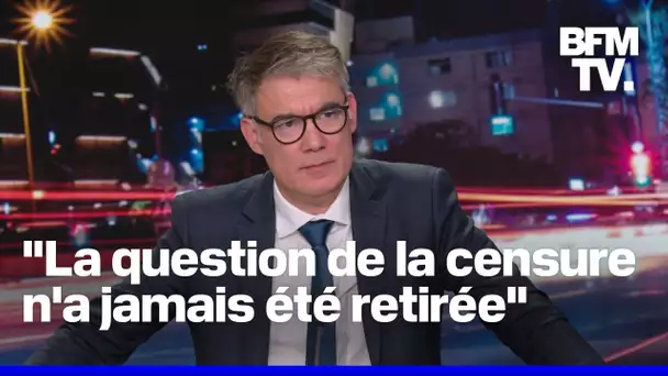 Budget, censure, ISF... L'interview en intégralité d'Olivier Faure