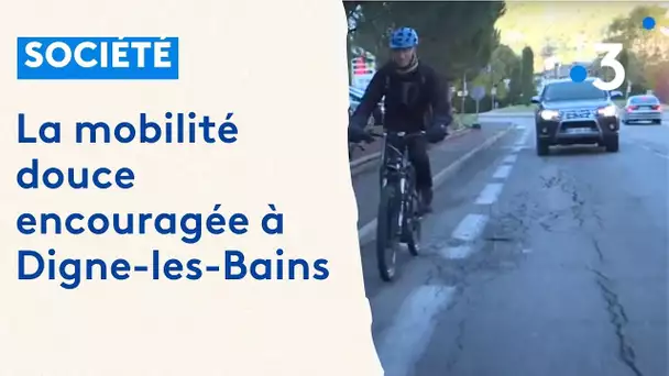 Digne-les-Bains : vélos et voitures doivent cohabiter en centre-ville