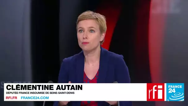 Pour Clémentine Autain, les cheminots se battent «pour un choix de société»