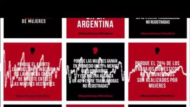 'Ni una menos', collectif argentin, mobilise des femmes du monde entier pour le 8 mars