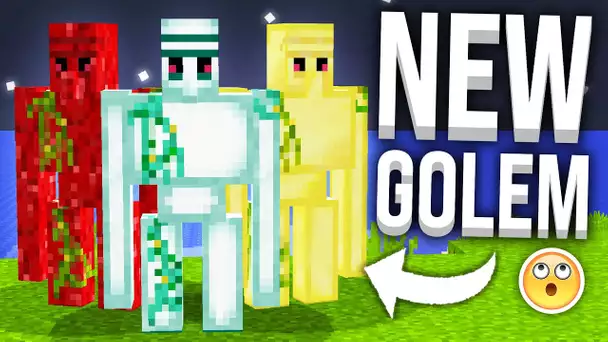 LES NOUVEAUX GOLEMS DE MINECRAFT... (c'est fou)