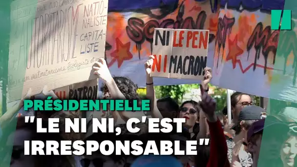 Présidentielle: ces seniors répondent au "ni-Macron ni-Le Pen" des étudiants