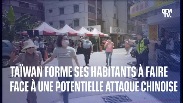 Taïwan forme ses habitants à faire face à une potentielle attaque chinoise