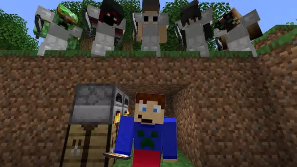 Minecraft Speedrunner VS 5 Chasseurs