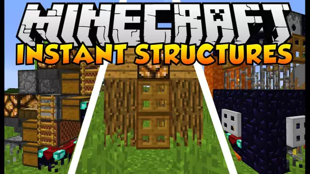 INSTANT STRUCTURES NO MOD - 3 STRUCTURES INSTANT !!