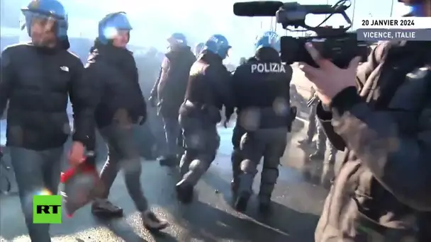 🇮🇹 Italie : heurts entre la police et des militants pro-Palestiniens