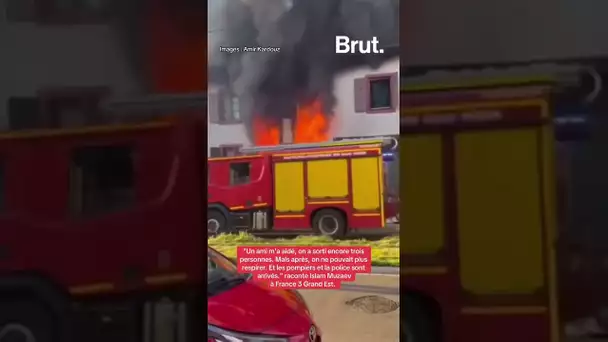 Islam, un habitant de Strasbourg, a sauvé des flammes plusieurs personnes dont des enfants