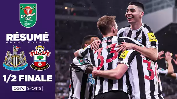 Résumé : En patron, Newcastle se qualifie en finale contre Southampton