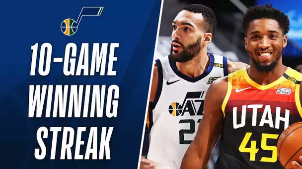 BEST Moments From The Utah Jazz's 10-Game Winning Streak!