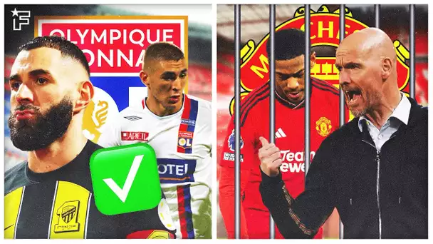 Le CLAN Benzema OUVRE la PORTE à un RETOUR à l’OL, Martial PLACARDISÉ à MU | Revue de presse