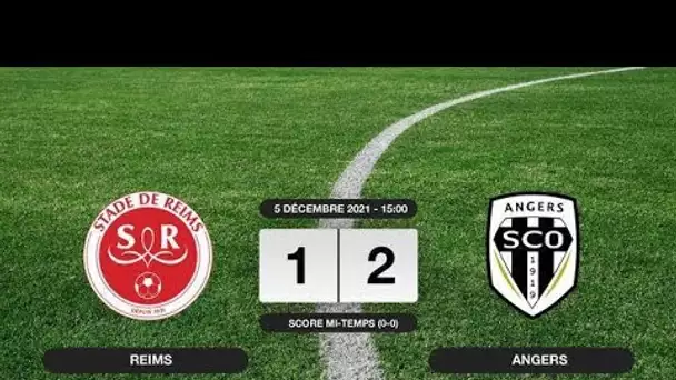 Résultats Ligue 1: Angers SCO vainqueur du Stade de Reims 2 à 1 au stade Auguste-Delaune