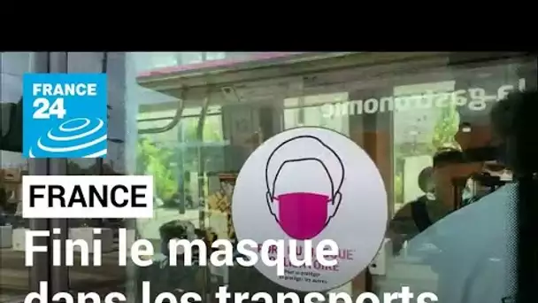 France : fin du masque dans les transports à partir du lundi 16 mai • FRANCE 24