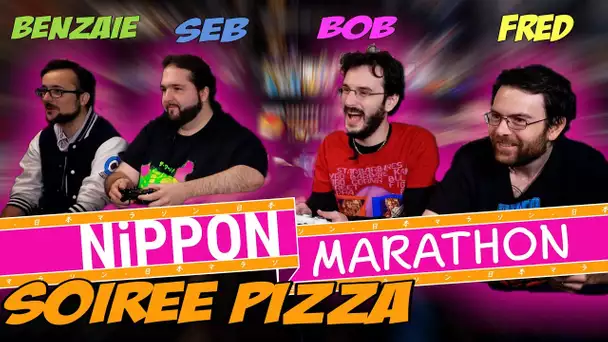 SOIRÉE PIZZA - NIPPON MARATHON - ft Bob Lennon, Benzaie, Fred et Seb