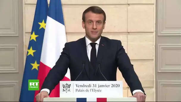 Emmanuel Macron s'exprime sur les conséquences du Brexit pour la France et l'UE