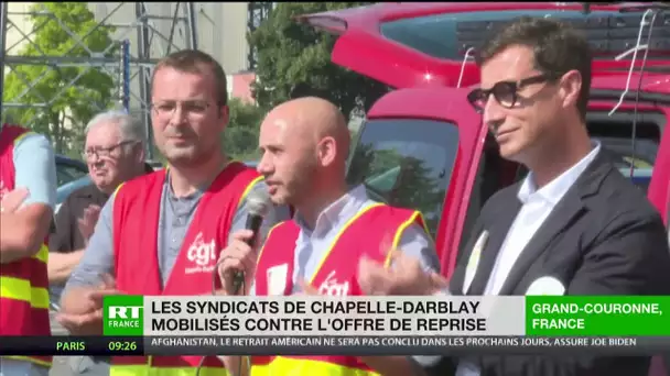 Papeterie Chapelle-Darblay : les syndicats se mobilisent contre le projet de cession