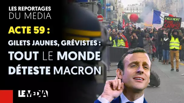 GILETS JAUNES, GRÉVISTES : TOUT LE MONDE DÉTESTE MACRON