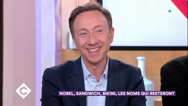 Stéphane Bern : Nobel, Sandwich, Bikini, les noms qui resteront ! - C à Vous - 03/04/2019
