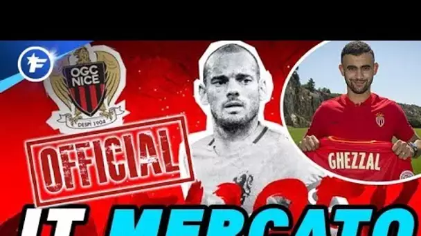 Wesley Sneijder signe à Nice, Ghezzal à Monaco | Journal du Mercato