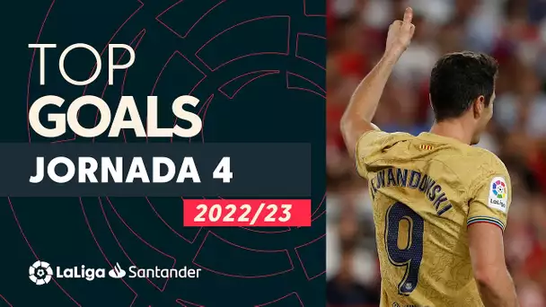 LaLiga TOP 5 Goles Jornada 4 LaLiga Santander 2022/2023
