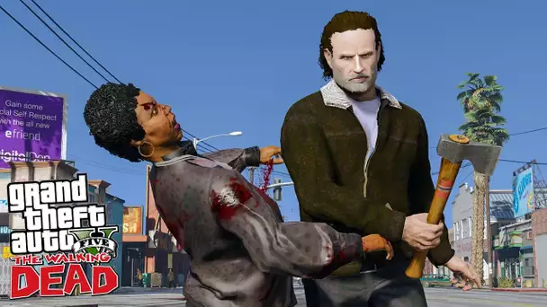 THE WALKING DEAD #7 RICK N&#039;A PAS DE CHANCE !! (GTA 5 MODS)