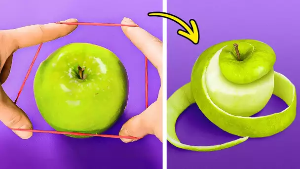 Méthodes pour éplucher les fruits et gagner du temps ⏱️🍏🍌