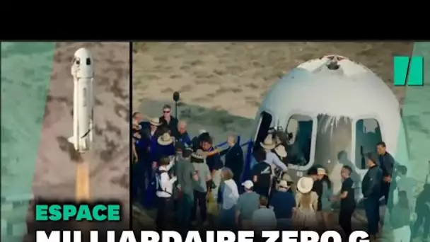 La vidéo du décollage de Jeff Bezos à bord de Blue Origin