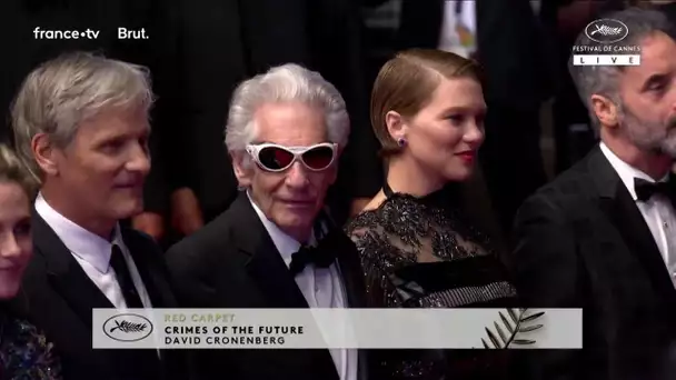 #Cannes2022. Léa Seydoux, Kristen Stewart et David Cronenberg sur le tapis rouge de Cannes4