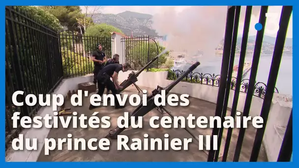 À Monaco, des coups de canon et une exposition pour commémorer le centenaire du Prince Rainier III