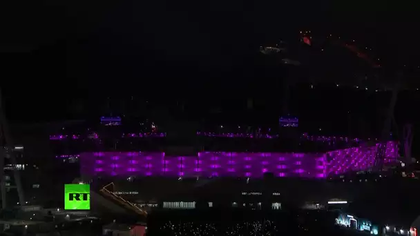 Feux d’artifice de la cérémonie de clôture des JO de Pyeongchang