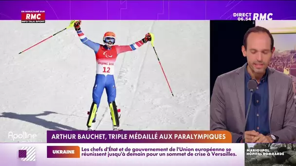 Arthur Bauchet est triple médaillé paralympique à seulement 21 ans