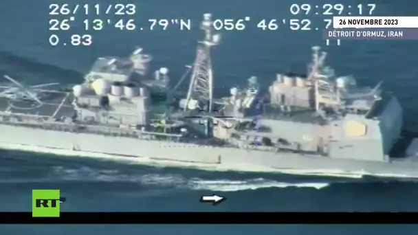 🇮🇷  L'Iran publie des images de la flotte de l'US Navy avant son entrée dans le golfe Persique